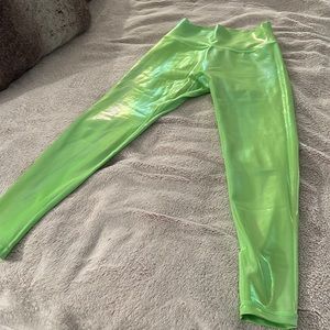 Buffbunny rebel leggings-shiny green
